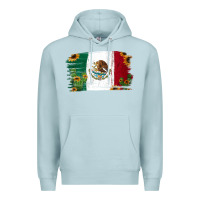 Blue Mist Mexican Flag Cactus Sunflower Premium Hoodie - Jasminsmagicworld