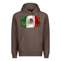 Coffee Mexican Flag Cactus Sunflower Premium Hoodie - Jasminsmagicworld