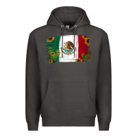 Smoke Mexican Flag Cactus Sunflower Premium Hoodie - Jasminsmagicworld