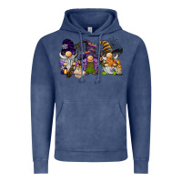 Vintage Denim halloween gnomies Vintage Hoodie - BarkalooDesign