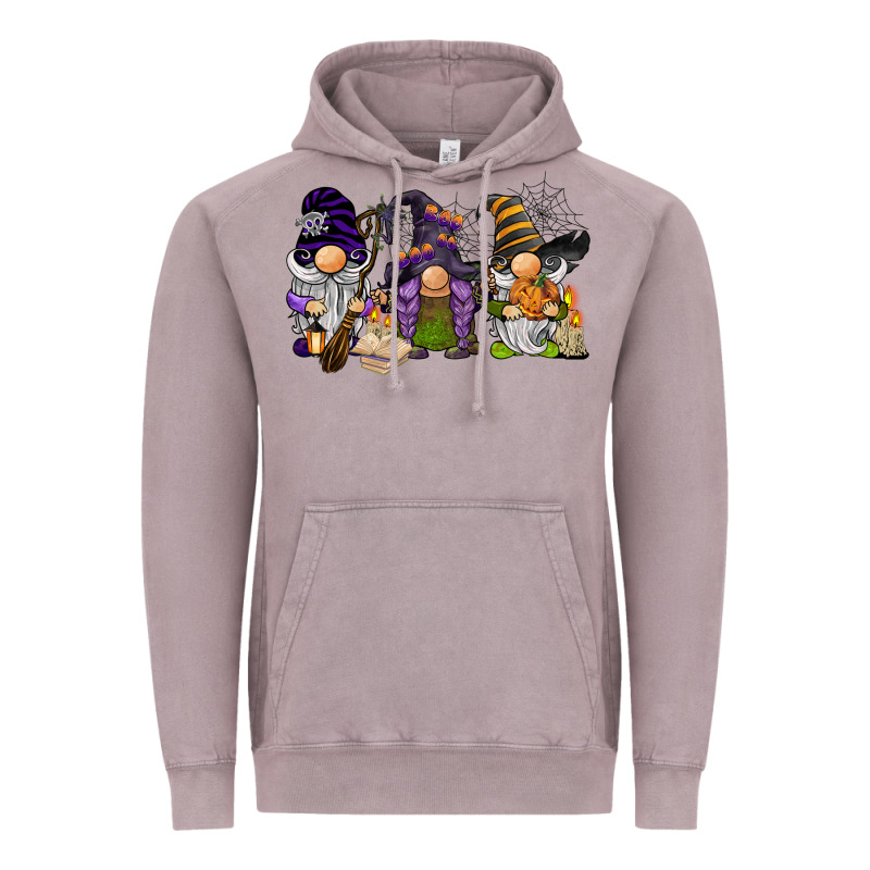 Halloween Gnomies Vintage Hoodie by BarkalooDesign | Teevron