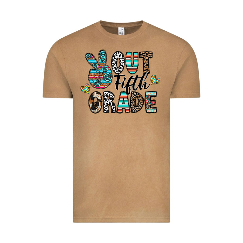 Out Fifth Grade Vintage Tee by CowhideDigitalArt | Teevron
