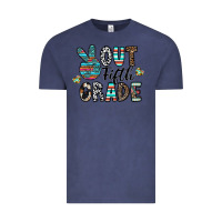 Vintage Denim out fifth grade Vintage Tee - CowhideDigitalArt