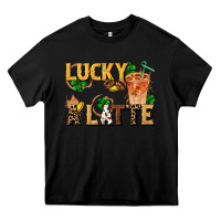 Black lucky a latte Heavy Core Tee - FaDigitalArtStudio