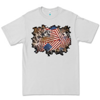 Dove Grey 4th of july background Premium Tee - BundleAndBundleShop