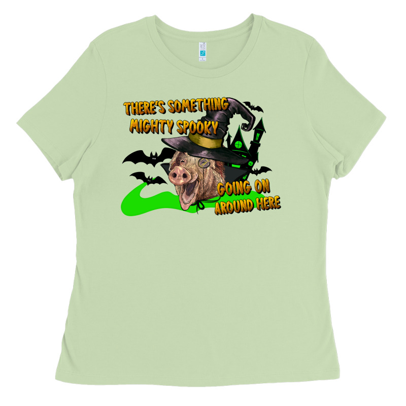 There's Something Mighty Going On Around Here Pig Ladies Tee by LillyAllenDesigns | Teevron