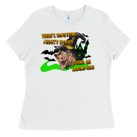 White there's something mighty going on around here pig Ladies Tee - LillyAllenDesigns