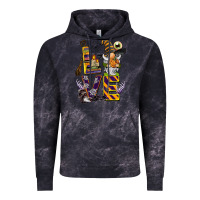 Cloud Black halloween love gnome Vintage Hoodie - BarkalooDesign