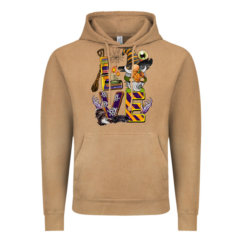 Halloween Love Gnome Vintage Hoodie by BarkalooDesign | Teevron