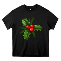 Black Mistletoe Heavy Core Tee - BundleAndBundleShop