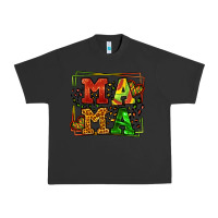 Pigment Black juneteenth leopard frame mama Mother's Day Urban Heavy Tee - LillyAllenDesigns