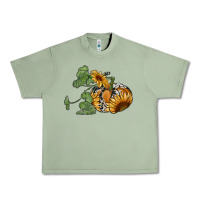 Oil Green sunflower pumpkin Urban Heavy Tee - RanaPortraitStore