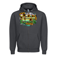 Smoke North Dakota State Map Zipper Hoodie - RanaPortraitStore