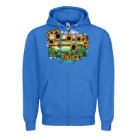 True Royal North Dakota State Map Zipper Hoodie - RanaPortraitStore