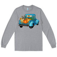 Heather Grey fall truck Long Sleeve Tee - Artiststas