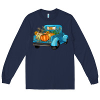 Navy fall truck Long Sleeve Tee - Artiststas