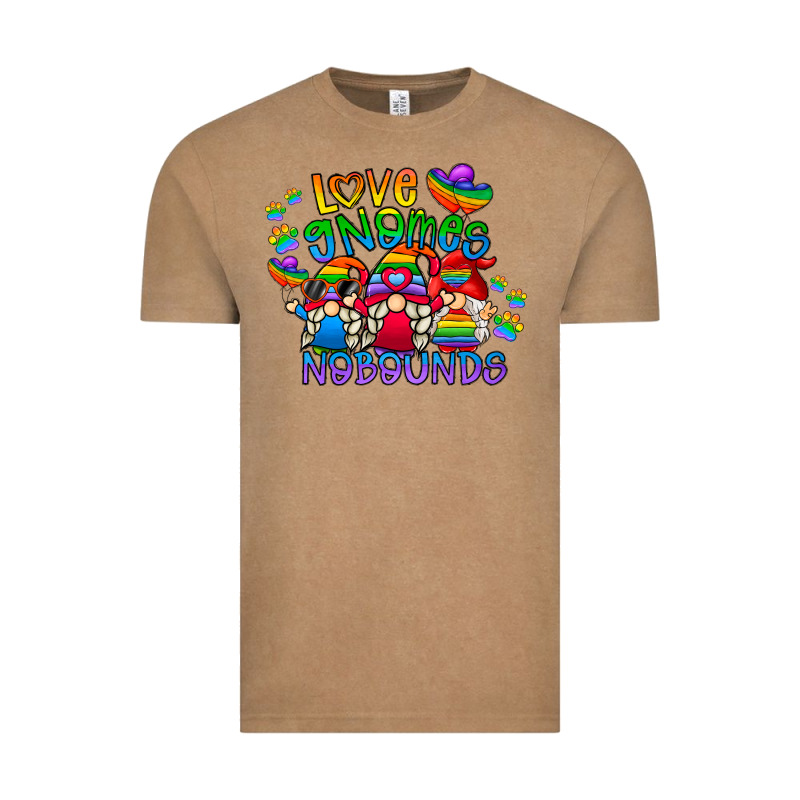 Love Gnome No Bounds Vintage Tee by CowhideDigitalArt | Teevron