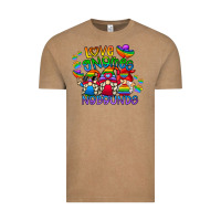 Vintage Coffee love gnome no bounds Vintage Tee - CowhideDigitalArt