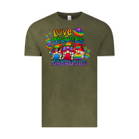 Vintage Olive love gnome no bounds Vintage Tee - CowhideDigitalArt