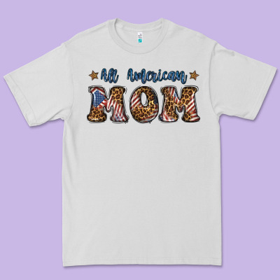 All American Mom Premium Tee Designed By Bundleandbundleshop