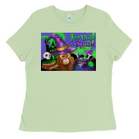 Matcha Too Cute To Spook Baby Orangutan Ladies Tee - LillyAllenDesigns