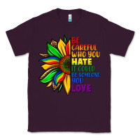 Plum Be careful who you hate it could be someone you Classic Tee - FaDigitalArtStudio