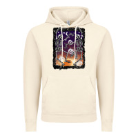 Vintage Artic halloween dancing skeletons stars Vintage Hoodie - BarkalooDesign