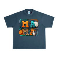 Midnight Navy Basketball and Volleyball mama Mother's Day Urban Heavy Tee - LillyAllenDesigns