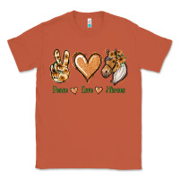 Copper Peace Love Horses Classic Tee - Jasminsmagicworld