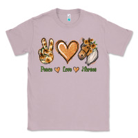 Lilac Peace Love Horses Classic Tee - Jasminsmagicworld