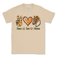 Mushroom Peace Love Horses Classic Tee - Jasminsmagicworld