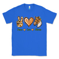 True Royal Peace Love Horses Classic Tee - Jasminsmagicworld