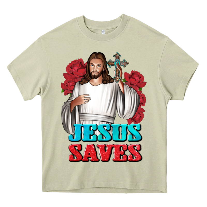 Jesus Saves Heavy Core Tee by BundleAndBundleShop | Teevron