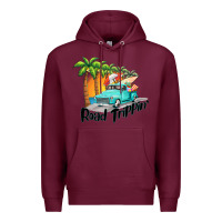 Burgundy road trippin Premium Hoodie - BarkalooDesign