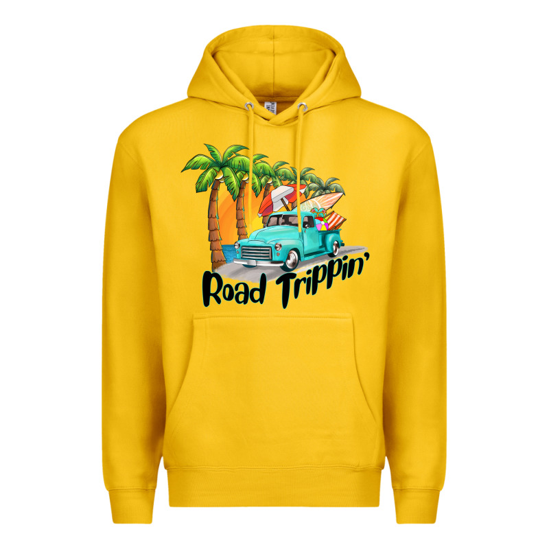 Road Trippin Premium Hoodie by BarkalooDesign | Teevron