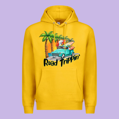 Road Trippin Premium Hoodie Designed By Barkaloodesign