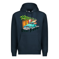 Navy road trippin Premium Hoodie - BarkalooDesign