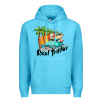 Ocean Blue road trippin Premium Hoodie - BarkalooDesign