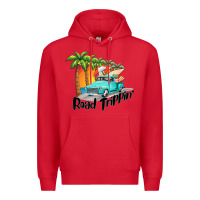 Red road trippin Premium Hoodie - BarkalooDesign
