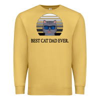 Antique Gold Best Cat Dad Ever Premium Sweatshirt - Bettercallsaul