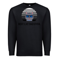 Black Best Cat Dad Ever Premium Sweatshirt - Bettercallsaul