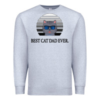 Heather Grey Best Cat Dad Ever Premium Sweatshirt - Bettercallsaul