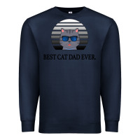 Navy Best Cat Dad Ever Premium Sweatshirt - Bettercallsaul
