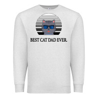 Oatmeal Heather Best Cat Dad Ever Premium Sweatshirt - Bettercallsaul