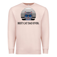 Pale Pink Best Cat Dad Ever Premium Sweatshirt - Bettercallsaul