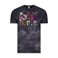 Cloud Black wife mom nurse Vintage Tee - SublimationCraftShop