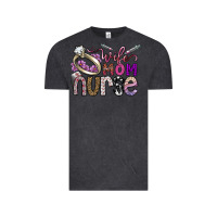 Vintage Black wife mom nurse Vintage Tee - SublimationCraftShop
