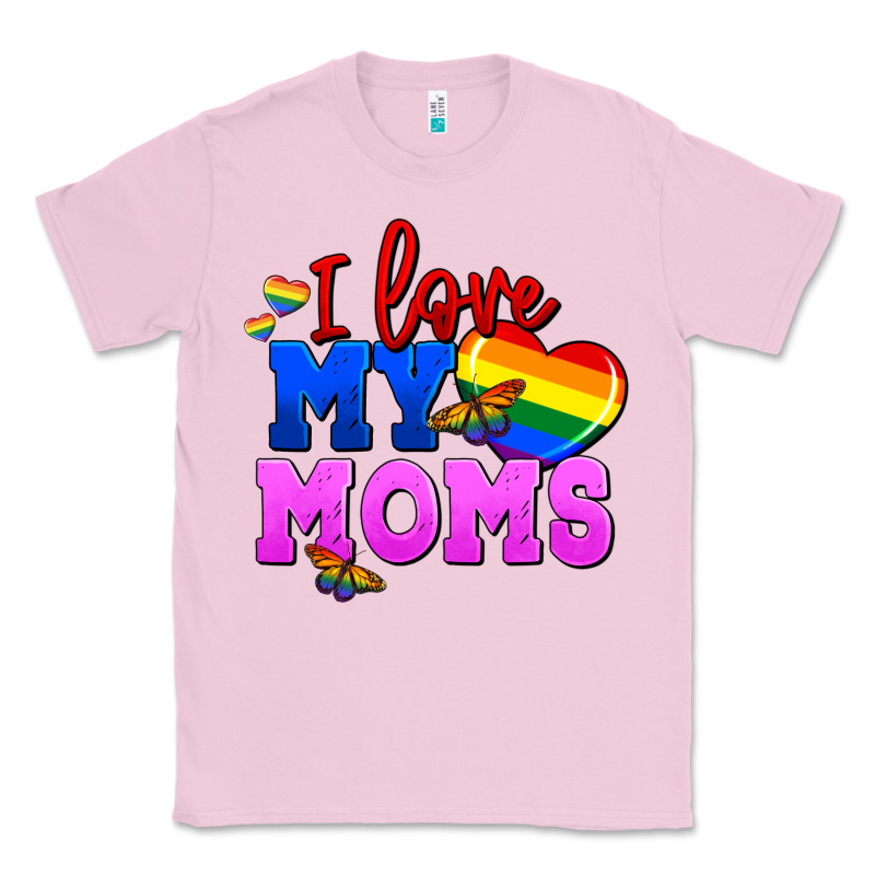 I Love My Moms Classic Tee by FaDigitalArtStudio | Teevron