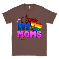 Chestnut I love my moms Classic Tee - FaDigitalArtStudio