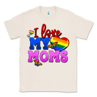 Natural I love my moms Classic Tee - FaDigitalArtStudio